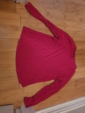 Red Long Sleeve Tee